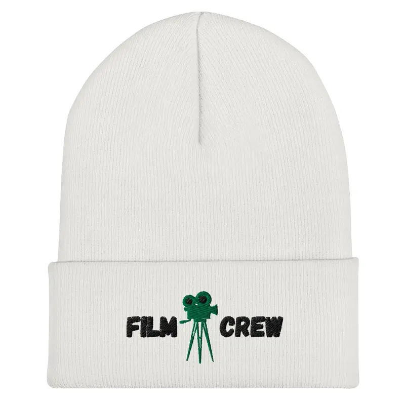 Film Crew White/Green Beanie